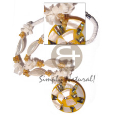 4-5mm white clam heishe