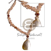 Clear stone crystals in brown