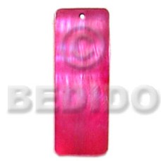 40mmx15mm pink hammershell resin