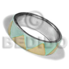 Inlaid hammershell in stainless 10mm