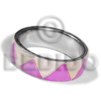 Inlaid hammershell in stainless 10mm