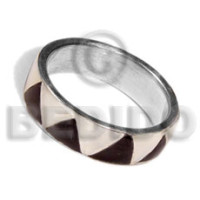 Inlaid hammershell in stainless 10mm
