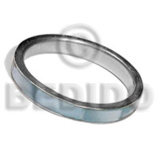 Inlaid hammershell in stainless 5mm