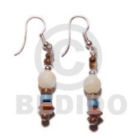 Dangling buri beads 4-5mm coconut pukalet wood