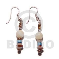 Dangling buri beads 4-5mm coconut pukalet wood