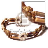 2 rows sig-id wood tube