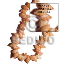 Orange frog shell sidedrill
