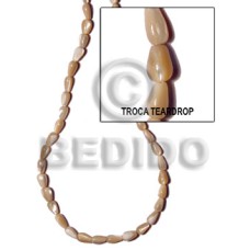 Troca natural nude teardrop
