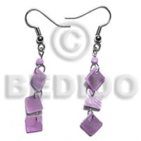 Dangling 8mm pastel pink