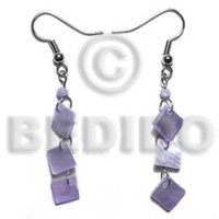 Dangling 8mm lilac hammershell