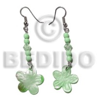 Dangling 20mm pastel green hammershell