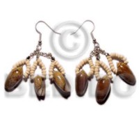 Dangling olive shells 2-3mm