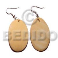 Dangling 35mmx30mm oval melo shell
