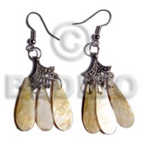 Dangling 25mmx10mm mop teardrops in