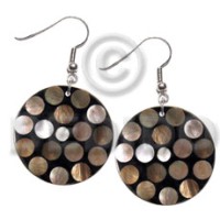 Dangling flat 35mm black round