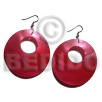 Dangling red round 35mm kabibe