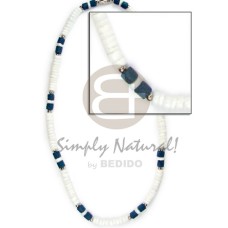 White shell silver flat