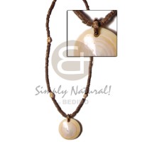 2-3mm coconut heishi brown nassa alt.