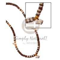 4-5mm coconut pokalet. natural brown