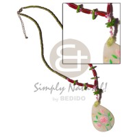 2-3mm olive green coconut heishe