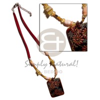 Double leather thong troca