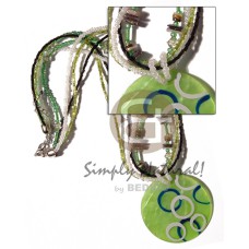 4 layers glass beads