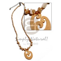 2-3mm coconut pukalet natural white