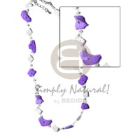 Floating lavender coconut nuggets and