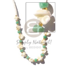 3-4mm heishi white clam