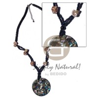 4-5mm coconut heishi black glass beads everlasting