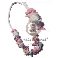 Pastel crazy cut shells in