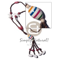 2-3mm natural brown coconut pokalet.