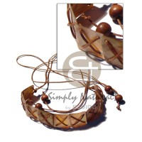 9 pcs. 20mmx20mm square brownlip