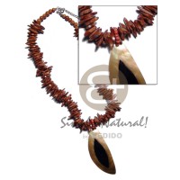 Reddish brown coconut chips