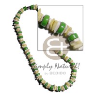 Green 7-8mm coconut pokalet