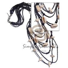 8 layers black glass