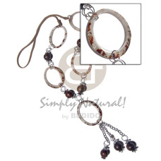 5 pcs. 50mmx40mm cowrie ring