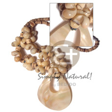 4-5mm coconut tiger pokalet