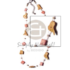 Floating coconut pink shell nuggets