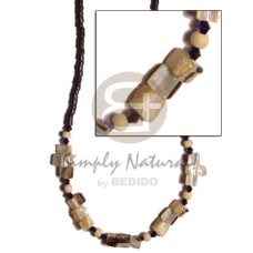 2-3 mm coconut heishi black