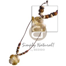 Wax cord coconut pukalet wood