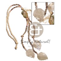 4-5mm coconut heishi bleach