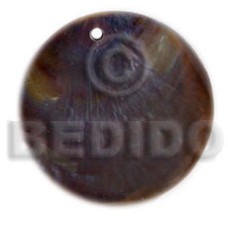 Round tipay shell black
