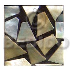 Flat square black