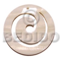 Swirling kabibe shell 50mm