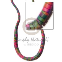 Graduated coconut rainbow colored