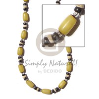 Yellow buri tube black