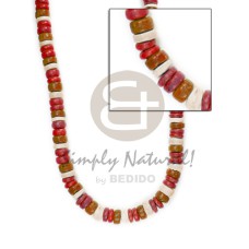 4-5mm pukalet maroon brown tones