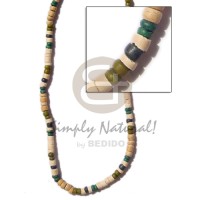 4-5mm heishi bleach pukalet