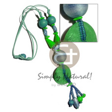 Tassled 2 layers satin cord